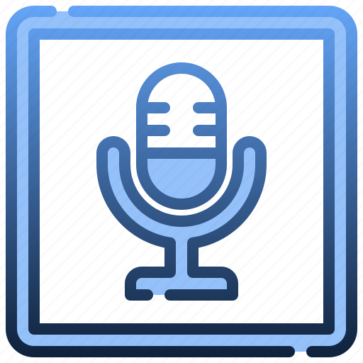 Microphone, podcast, audio, voice icon - Download on Iconfinder