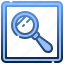 search, loupe, app, magnifying, glass, ui 