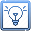 tips, ui, app, light, bulb, idea