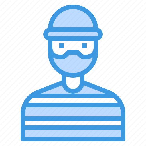 Bandit, criminal, mask, security, thief icon - Download on Iconfinder
