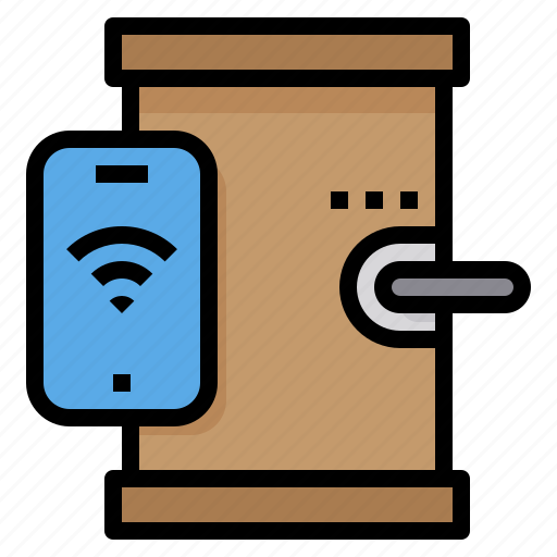 Door, lock, protection, security, smartphone icon - Download on Iconfinder