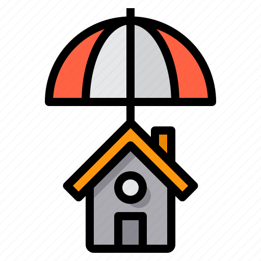 Coverage, house, insurance, security, umbrella icon - Download on Iconfinder