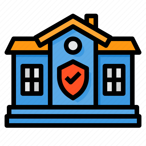 Estate, house, insurance, property, real, security icon - Download on Iconfinder