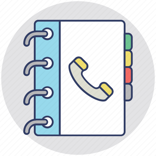 Address book, contacts book, phone book, phone directory, yellow pages icon - Download on Iconfinder