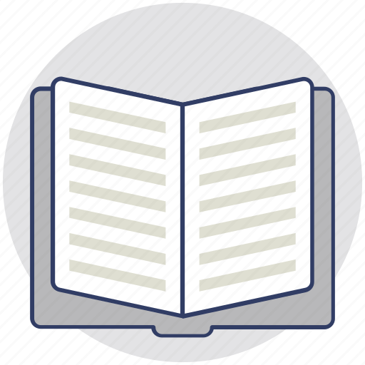 Diary, handwritten format, journal, opened diary, record icon - Download on Iconfinder