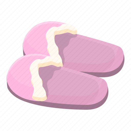 Slippers, fur, flowers, footwear icon - Download on Iconfinder