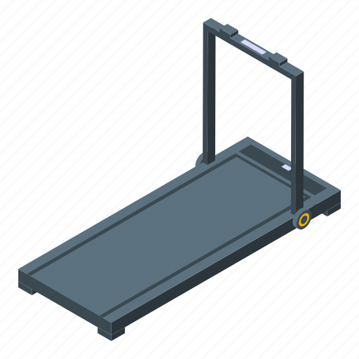 Home, training, treadmill, isometric icon - Download on Iconfinder