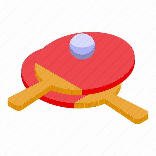 Home, training, ping, pong, isometric icon - Download on Iconfinder