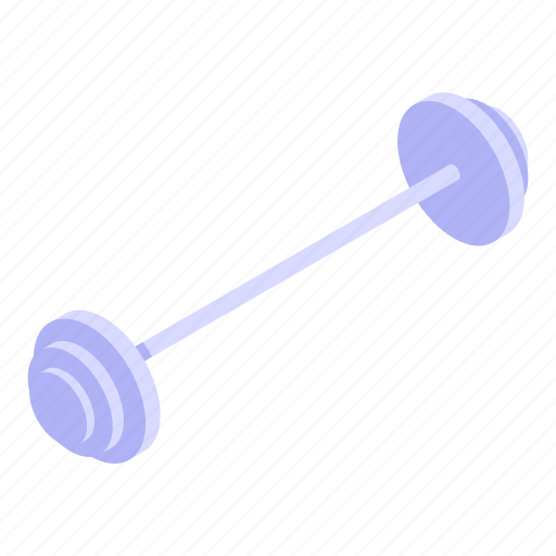Home, training, barbell, isometric icon - Download on Iconfinder