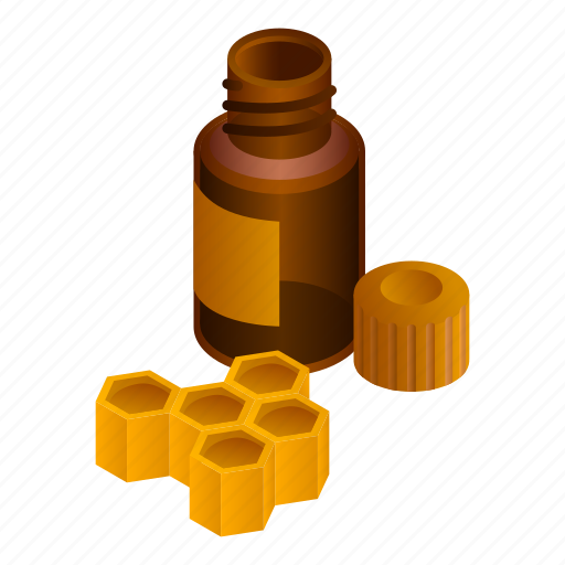 3, face, honeycomb, isometric, mixture, serum, woman icon - Download on Iconfinder
