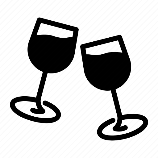 Cheers, alcoholic, drink, glass, party icon - Download on Iconfinder
