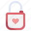 lock, love, romance, valentines, lovely 