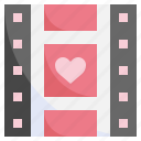reel, romantic, film, movie, love, valentines