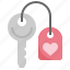 room, key, keychain, hotel 