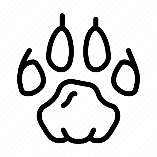 Tiger, hoof, print, animal, bird, human, shoe icon - Download on Iconfinder