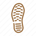 footprint, shoe, hoof, print, animal, bird