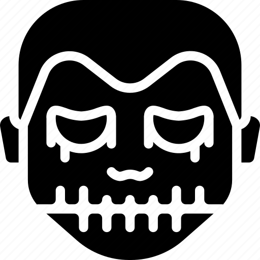 Boy, creepy, emojis, halloween, scary, skull, spooky icon - Download on Iconfinder