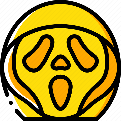 Creepy, emojis, halloween, scary, scream, spooky icon - Download on Iconfinder