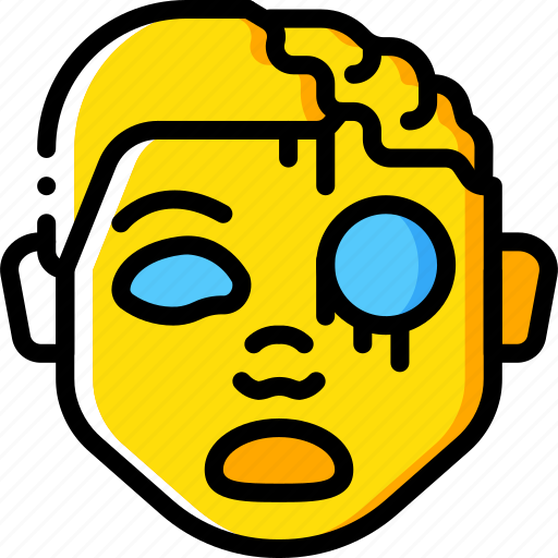 Boy, creepy, emojis, halloween, scary, spooky, zombie icon - Download on Iconfinder