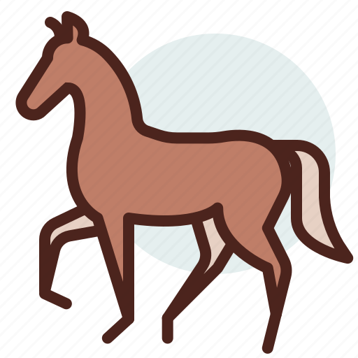 Animal, domestic, equestrianism, horse, pose1, ride icon - Download on Iconfinder