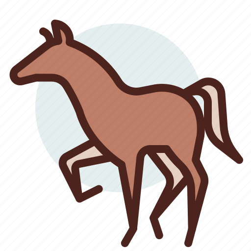 Animal, domestic, equestrianism, horse, pose2, ride icon - Download on Iconfinder