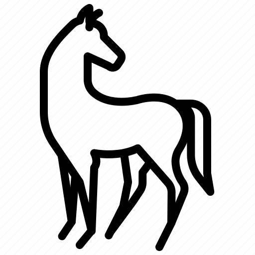 Animal, domestic, equestrianism, horse, pose6, ride icon - Download on Iconfinder