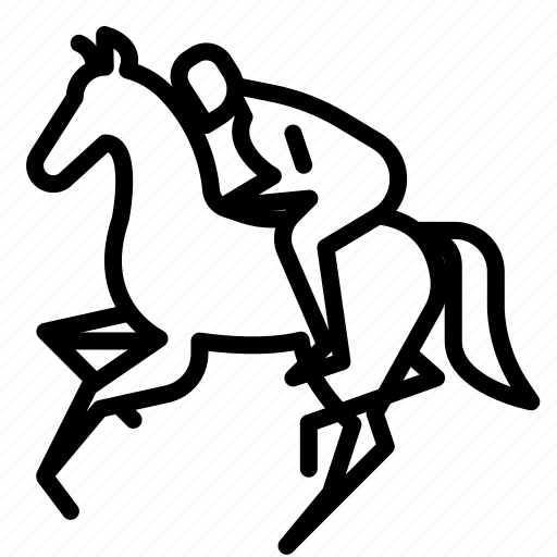 Animal, domestic, equestrianism, ride, rider icon - Download on Iconfinder