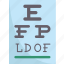 eye, chart, optometry, test, eyesight 