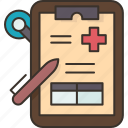 medical, report, diagnose, examination, discharge
