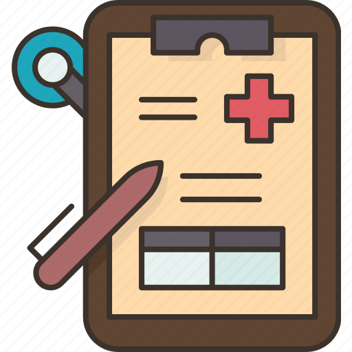 Medical, report, diagnose, examination, discharge icon - Download on Iconfinder