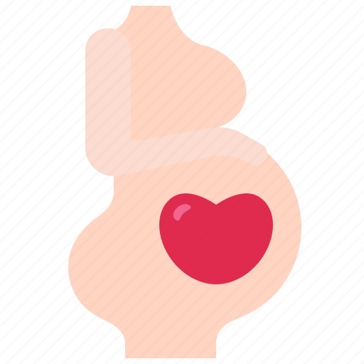 Pregnant, pregnancy, maternity, mother, woman, child, fetus icon - Download on Iconfinder