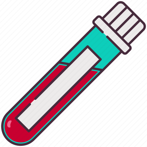Blood, test, chemistrylaboratorylab, tube, sample icon - Download on Iconfinder