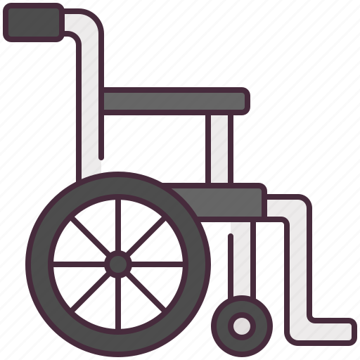 Wheelchair, wheel, chair, disabled, transportation, disability, accessibility icon - Download on Iconfinder