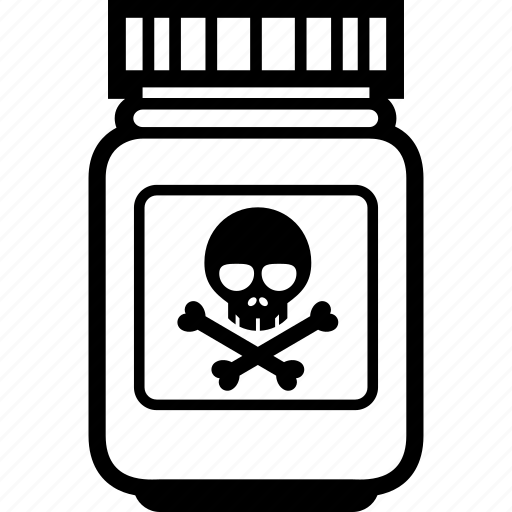 Danger, jar, pills, plastic, poison, warning icon - Download on Iconfinder