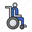 disabled, patient, wheelchair 