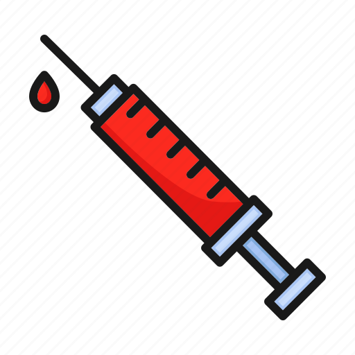 Blood, injection, medical, syringe icon - Download on Iconfinder
