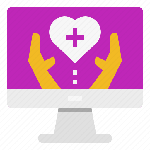 Charity, health, heart, medical, monitor, treatment icon - Download on Iconfinder