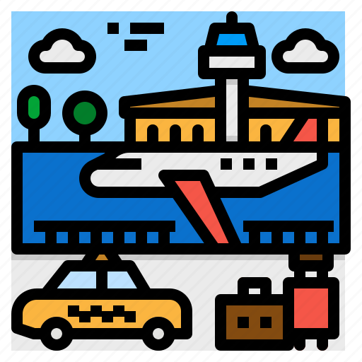 Air, airport, car, tower, traffic icon - Download on Iconfinder