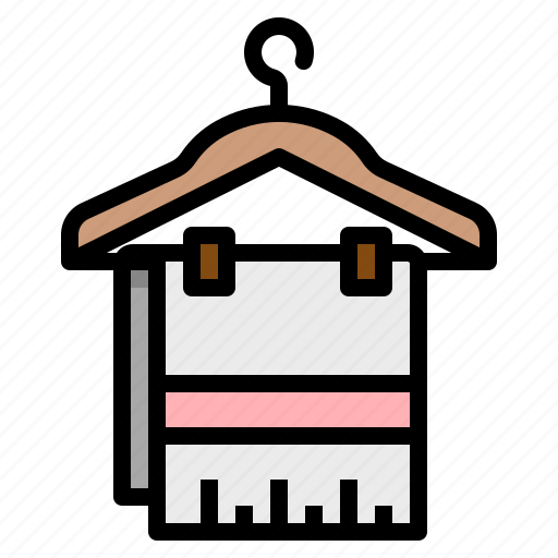 Aundr, furniture, hanger, household, towel icon - Download on Iconfinder