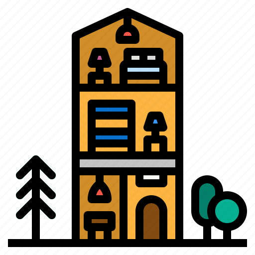 Architecture, buildings, hostel, hotel, vacations icon - Download on Iconfinder
