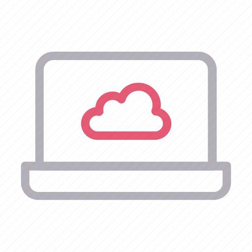 Cloud, database, hosting, laptop, notebook icon - Download on Iconfinder