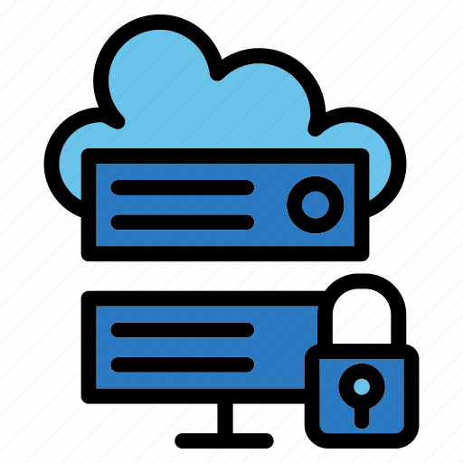 Secure, severs, server, cloud, hosting, network icon - Download on Iconfinder