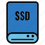 ssd, computer, disk, drive, hardware, pc, storage 