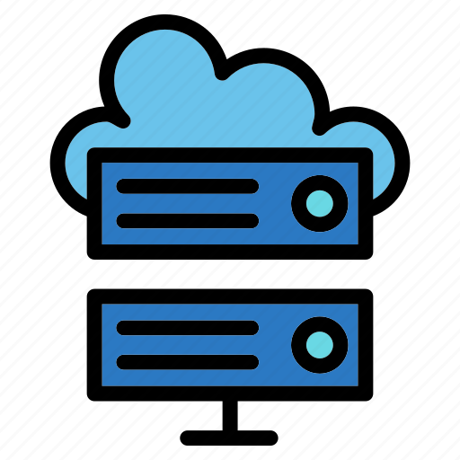 Vps, hosting, cloud, host, hybrid, server icon - Download on Iconfinder