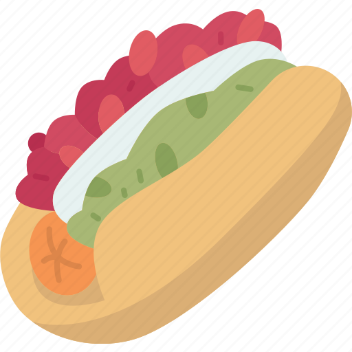 Completo, sandwich, sausage, tomato, avocado icon - Download on Iconfinder