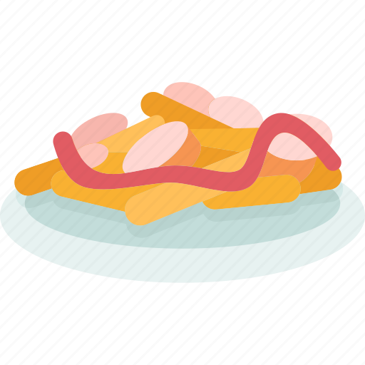 Salchipapa, hot, dog, fries, peruvian icon - Download on Iconfinder