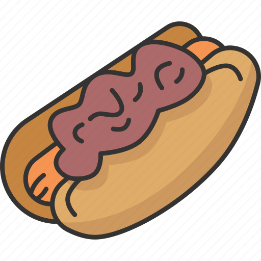Chili, dog, sausage, bread, tasty icon - Download on Iconfinder