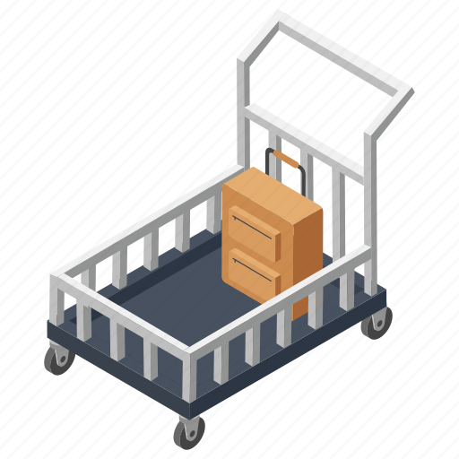 Hotel trolley, luggage delivery, luggage trolley, room service, waiters trolley icon - Download on Iconfinder