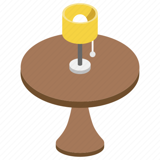 Bedside table, decorative table, dining table, round table, study table icon - Download on Iconfinder