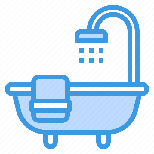 Bathtub, holiday, hotel, service, travel, vacation icon - Download on Iconfinder